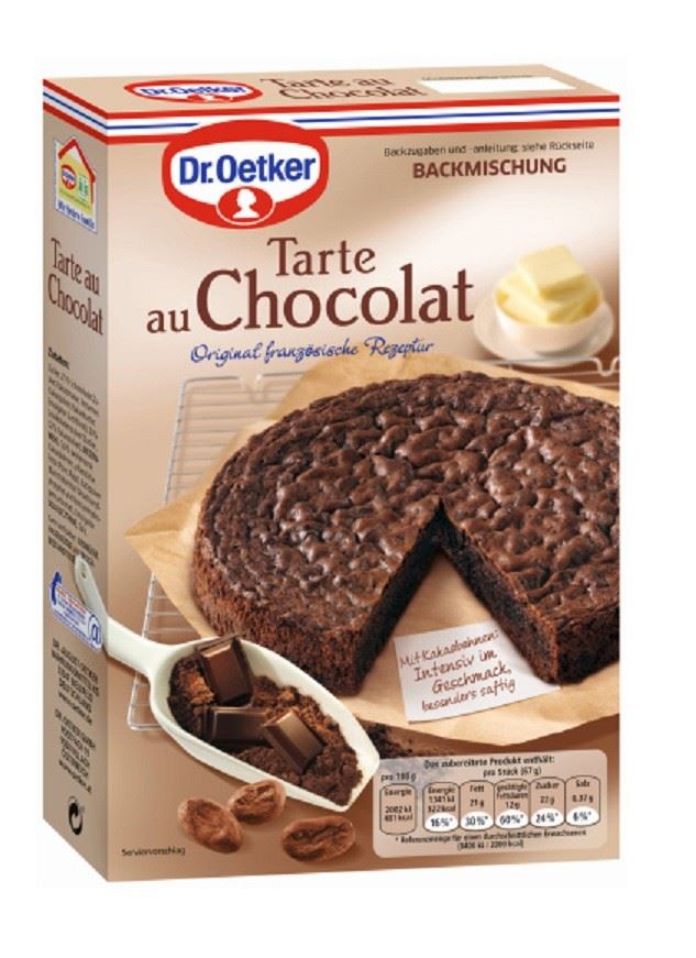 Dr. Oetker Tarte au Chocolat 470g Backmischung